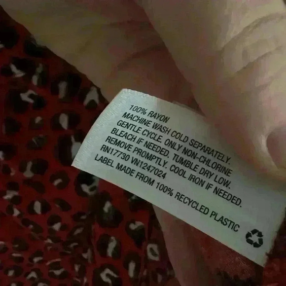 A New Day Leopard Print Midi Skirt – XXL, Asymmetrical with Tie Waist cheetah - Picture 4 of 7